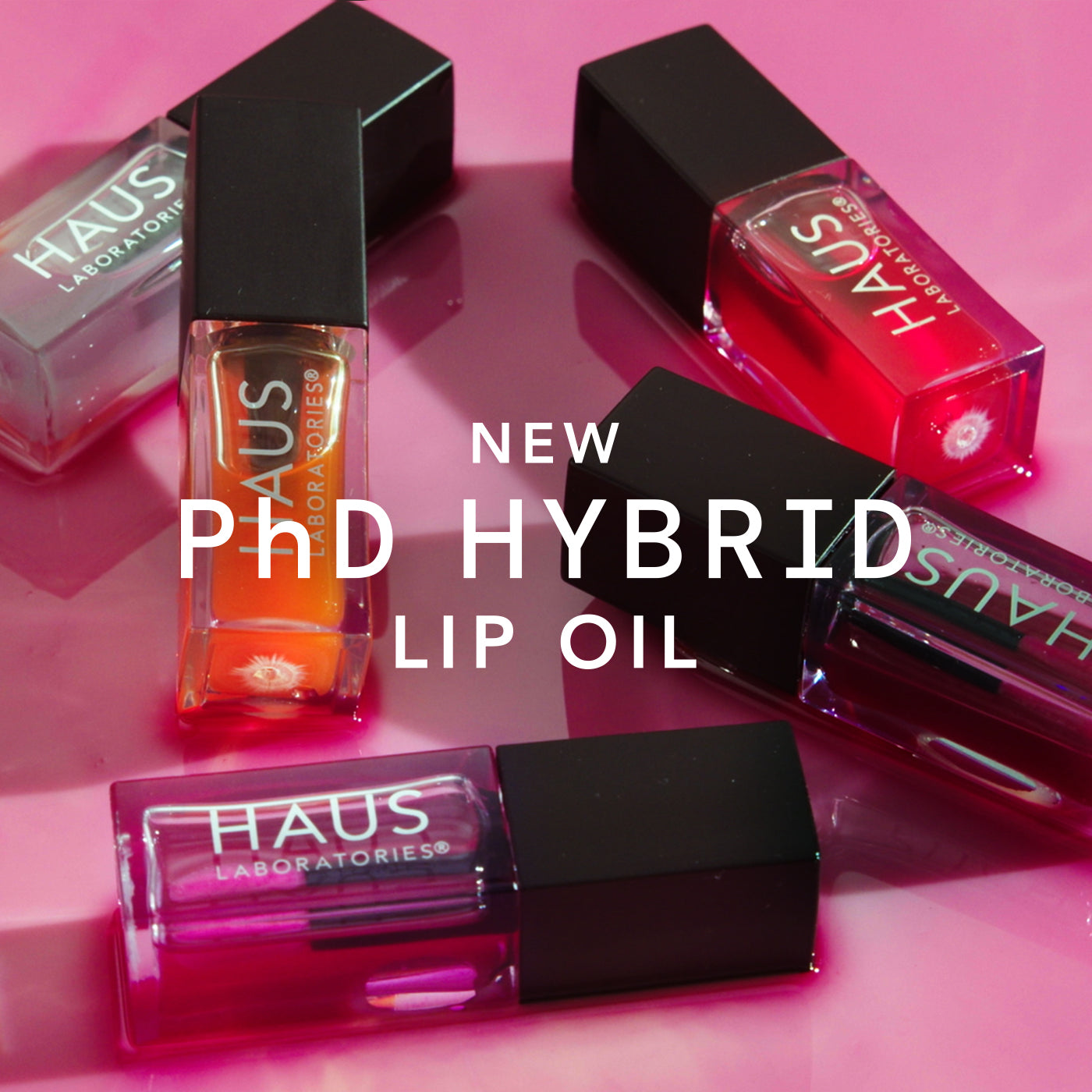 PhD HYBRID LIP OIL Hydrating Color HAUS LABORATORIES